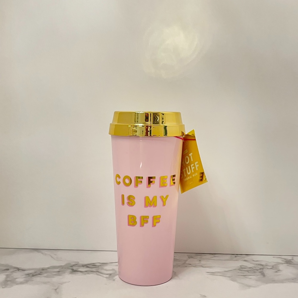 Bando mug tumbler brand new COFFEE IS MY BFF